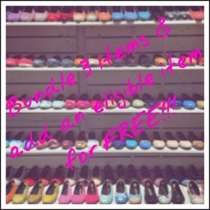 Bundle 3 items and get an eligible item for FREE!